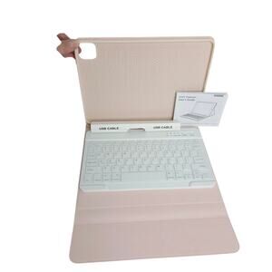 Pink Case & Detachable Keyboard for iPad Pro 11" Case with Keyboard 4- 1st Gen),